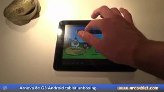 Arnova 8c G3 review - tablet unboxing