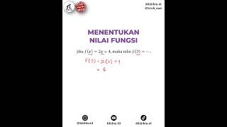 Menentukan Nilai Fungsi