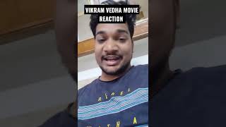 VIKRAM VEDHA Movie Reaction and Review #shorts #hrithikroshan #saifalikhan