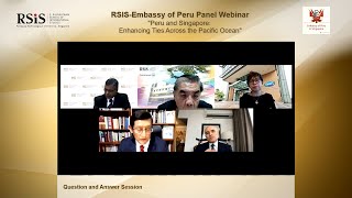 RSIS-Embassy of Peru Panel Webinar on "Peru and Singapore: Enhancing Ties Across the Pacific Ocean"