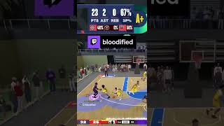 Anklebreaker followed by a 48% heavy contested 3 PT | bloodified on #Twitch