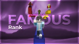 Aku bermain Bedwars dengan FAMOUS RANK (Ditarget!)