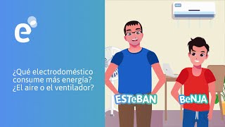 ¿Qué electrodoméstico consume más energía? ¿El aire acondicionado o el ventilador?