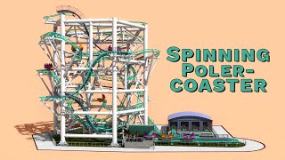 Spinning Polercoaster | NoLimits 2 | 4K