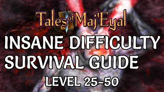 Tales of Maj'Eyal - Insane Difficulty Survival Guide (lvl 25-50)