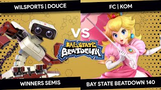 Bay State Beatdown 140 - Wilsports | Douce (ROB) vs FC | KOM (Peach) - Winners Semis