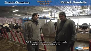 BouMatic MR-D2 Testimonial - Ferme BMG Gaudette (Québec, Canada)