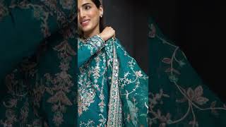 Faiza Saqlain Luxury Hand Embroidered Net Collection Unstitched 3 Pc ARIYA