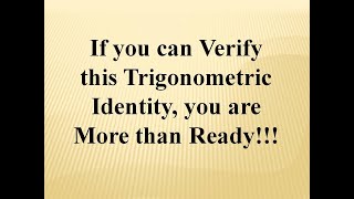 Try out this Trigonometric Identity Verification Challenge