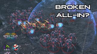 The all in that BREAKS even HIGH LEVEL ZERGS - WiNtER (P) vs Trifax - Spectrum Series Season 3