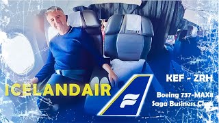 Europe's BEST Business Class? Inside ICELANDAIR's Saga Premium Cabin on the B737 Max | Trip Report