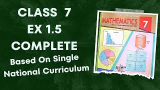 Class 7  Ex 1.5 | Based on Single National Curriculum