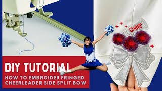 How to Embroider a Cheerleader Fringed Pom-Pom Design: Step-by-Step Tutorial for Perfect Results!