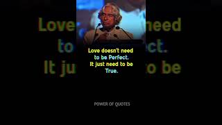 Perfect Love or True Love ❤️ | APJ ABDUL KALAM | #shorts #apjabdulkalam