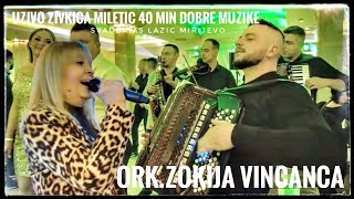 Zivkica Miletic Ork.Zokija Vincanca 40 min pravih pesama (svadba As Lazic Beograd 2023)