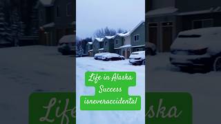 Unbelievable snow fall @ Alaska | winter ~ United States #alaska #usa #travel #trendingshorts  #fyp