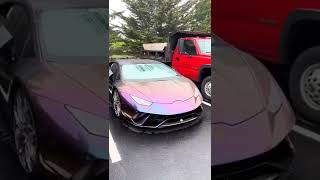 beautiful colour lambo #shorts #car #supercars