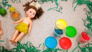 Chelsea Bebek ve Play-Doh Oyun Hamuru İle Kıyafet Tasarımı Yapıyoruz |Eğlenceli Çocuk Videoları|