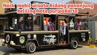 Naik mobil wisata kidang pananjung Rute alun alun purwakarta-situ buleud