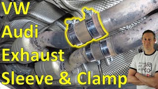 VW / Audi exhaust sleeve and clamp replacement guide - Easy DIY