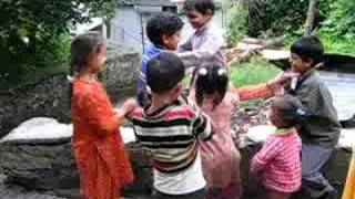 Children playing at Old manali's temple