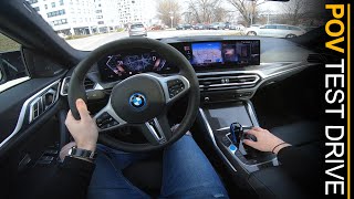 4K | 2021 BMW i4 M50 Electric | 0-100 km/h | POV City Test Drive #13 POVthusiast