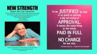 New Strength Devotional, Topic: Justice, Focus: Justification