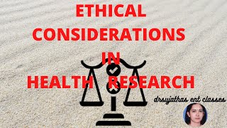 133.Ethics in Health Research  #Basic Course in Biomedical Research #bcbr #medicalresearch