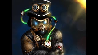 ASTROPUNK Steampunk Astronaut Procreate TimeLapse Speed Painting 5