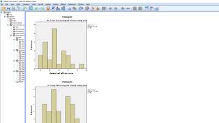 Independent samples ANOVA producing output video