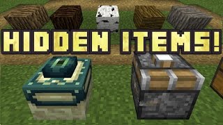 Minecraft PE - How To Get Secret Blocks And Items!