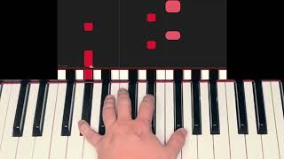 Linus and Lucy | SLOW EASY LH Play Along | Level 4 piano solo version