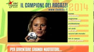 Federica Pellegrini per Il Campione dei Ragazzi