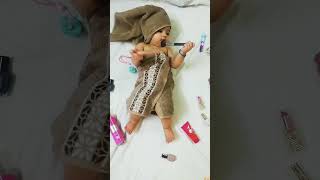 Make up lover baby!|princess waniya #trending #viral #status #uae #shortvideo #dubai #babygirl