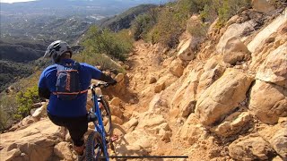 Double Black Diamond MTB Tunnel Trail in Santa Barbara! Transition Patrol X01 Carbon