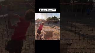 Wiffle ball slider with incredible rising movement #wiffleball #baseball #mlb #espn #pitching