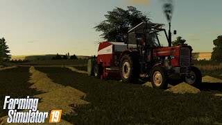 ☆ Stare Lata ☆ Farming Simulator 19 MP ㋡[#24] Zgrabianie, Prasowanie I Zbieranie Siana W Deszczu