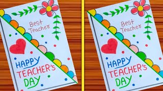 Teachers Day Card / Teachers Day Card Beautiful / Happy Teachers Day Card / Card On Teachers Day