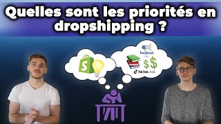 Quelles sont les priorités de travail en dropshipping ? - New Story