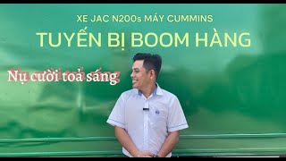 GIẢI CỨU EM MỌI NGƯỜI ƠI .... EM TUYẾN BỊ BOOM HÀNG XE TẢI JAC N200S TK MÀU XANH MAI LINH RỒI  .....