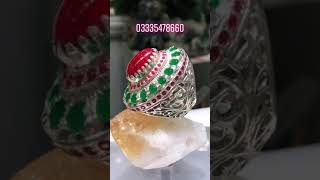 Anari yakoot silver ring. For order whatsapp or call ☎️. +923335478660