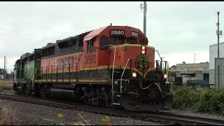 BNSF Sumas Sub Local Rounds Curve at Sedro Woolley, WA