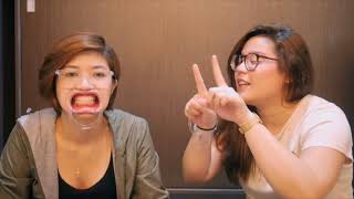 Leanne & Naara - Tongue Twister Challenge With A Twist!