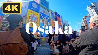 Osaka, Japan - 4K Walk (2024) | Dotonbori | Namba