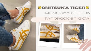 🐅ONITSUKA TIGER MEXICO66 SLIP-ON (white/golden glow)