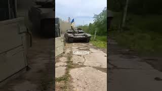 Trophy T-72B3 is in a hurry to destroy the Russian forces #ukrainewar #ukrainewar #shorts