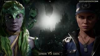 Mortal Kombat 11 (PS4) Online Casuals - Compbros (Cetrion) vs. UGOTGASMONEYHOE (Sonya) - 05/07/19