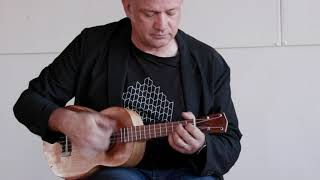 Beau Bledsoe performs on tenor ukulele 3 by Mike Lyon