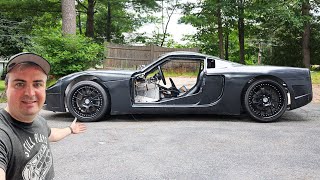 Factory Five GTM  FINALLY gets the BODY INSTALLED! Ep1