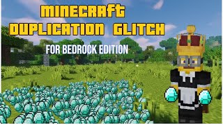 *QUICK* MINECRAFT DUPLICATION GLITCH | BEDROCK EDITION